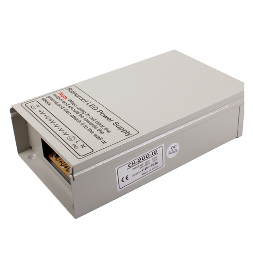 200W DC12/24V Rainproof Switching Enclosed LED Driver Transformer Power Supply For LED Lighting 200W DC12/24V Rainproof Switching Enclosed LED Driver Transformer Power Supply For LED Lighting